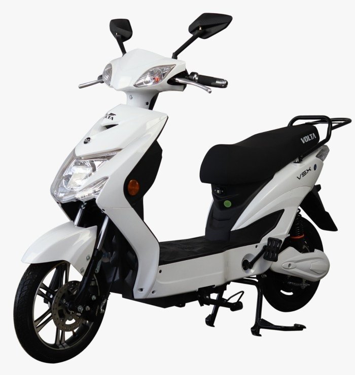 a7d710c2-4127-4684-aa75-96cf21db199f Elektrische scooter (fiets), met pedalen Volta SX – 220 W, maximale snelheid 25 km per uur wit – Bild 1